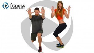 'Day 5 of the Workout Challenge for Busy People / HIIT + Butt and Thigh Workout'