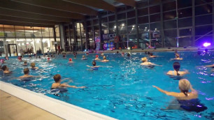 'wodzirey - nagłośnienie i oświetlenie maratonu Aqua Fitness 2018'