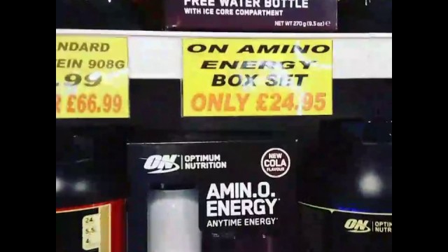 'Optimum Nutrition Amino Energy With Free Water Bottle Review at Heroes Fitness Store'