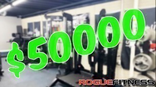 '$50,000 Rogue Fitness Home Gym Tour'