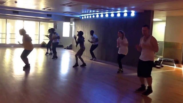 'Bubble & Wine SO Dancehall Fitness master class with Becks. www.sodancehallfitness.com.'