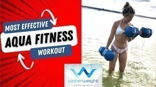 'Water Weight Pool Workout - Aqua Fitness'