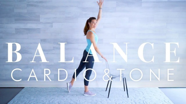 'Senior & Beginner Workout - Low Impact Cardio & Balance Toning'