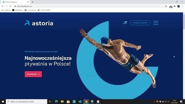 'Jak dokonać rezerwacji zajęć Aqua Fitness - Centrum Rekreacji Astoria, Bydgoszcz'