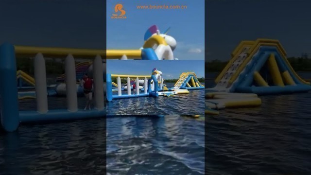 'Bouncia Inflatable Water Park | 2022 Large Water Park Aqua Fitness, Water Park Equipment Supplier'