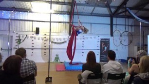 'Paradise Fitness Halloween Showcase - Olivia Aerial Silks'