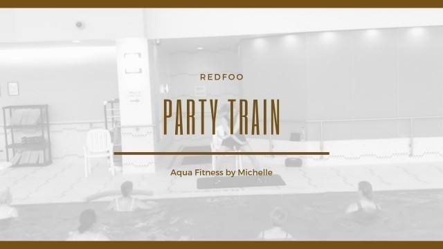 '\"PartyTrain\" by Redfoo.  Aqua Fitness by Michelle'