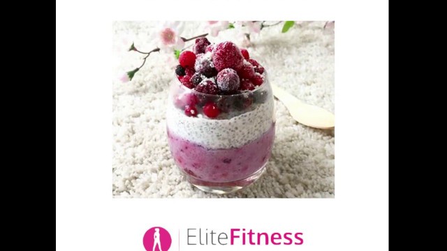 'Les recettes légères d\'Elite Fitness : Yaourt gourmand'