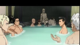 'Saitama went to hot springs with other S class heroes, silver fang vs saitama (English Dub)'