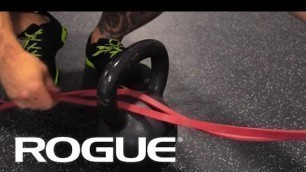 'Equipment Demo - Band Suspended Kettlebell Bench Press - Rogue Fitness'