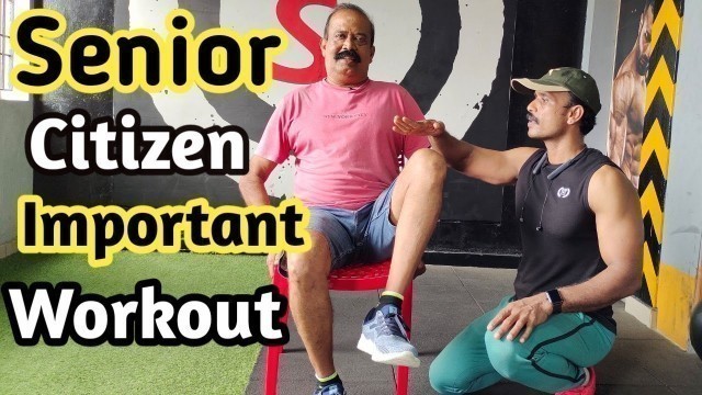 'Senior Citizen Workout - Most important full body Exercise for Retired Old-age People Tamil'