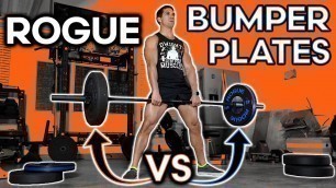 '@roguefitness Mil Spec Bumper Plates VS Black Training Plates – Which Should YOU Buy???'