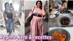 'Perte de poids & recettes// mon régime KETO avec KETOCYCLE'