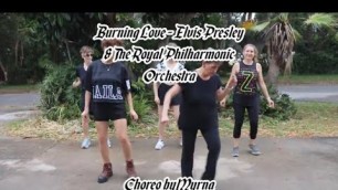 'Burning Love | Elvis Presley & The Royal Philharmonic Orchestra | Senior Fitness | Zumba Gold'