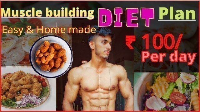 'Low Budget Diet Plan For Muscle Building || Full Day Diet Plan For Muscle Gain || Odia Fitness'