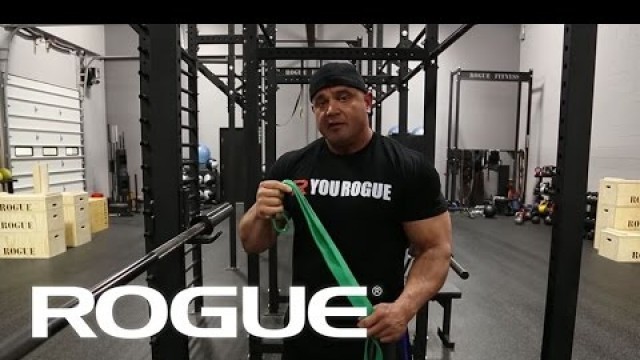 'Equipment Demo - Rogue Bands for barbell resistance'