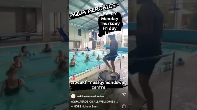 'Aqua Aerobics At Peak fitness Gym/Altitude Training and Swim Centre'