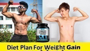 'Hindi | Diet plan for weight gain | वजन बढ़ाने के लिए डाइट प्लान |  Abbzorb Nutrition | 2019'