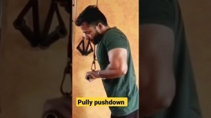 'PULLY-PUSH Down. #bodybuilding #viral #motivationalvideo #viralvideo #fitness'