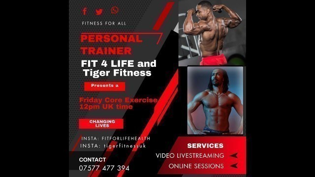 'FIT4LIFE AND TIGER-FITNESS HOME CORE EXERCISE APRIL 2020'