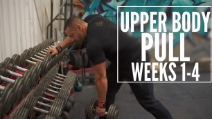 'Train Like a Machine Weeks 1-4 Upper Body Pull | Tiger Fitness'