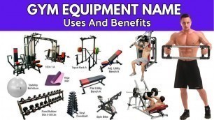 'Gym Equipment Uses And Benefits | Gym Equipment Names | Female Fitness Course | Part 4'