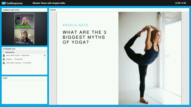 'Fitness Master Class Hosted by Laura Mak with guest Yoga expert Angela Adto'