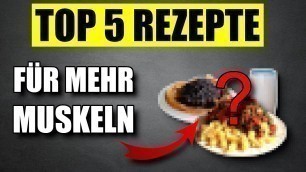 '5 perfekte Rezepte für den Muskelaufbau (kaum bekannt!)'