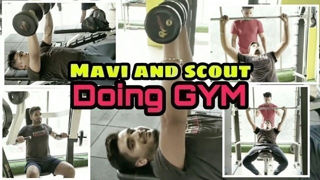 'Mavi and Scout Doing Gym Together | Mavi and Scout Gym | DENVER TUBER | Pubg Mobile'