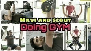 'Mavi and Scout Doing Gym Together | Mavi and Scout Gym | DENVER TUBER | Pubg Mobile'