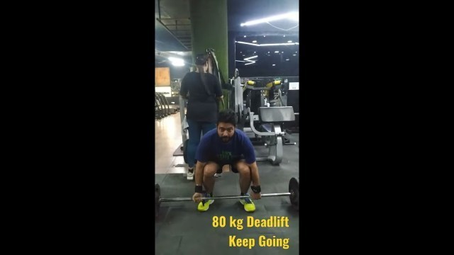 '80kg Deadlift | Gym Motivation | Body Building | Scout Himanshu #shorts #youtubeshorts #deadlift'