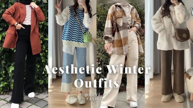 'Aesthetic winter outfit ideas/casual winter outfit/winter fashion lookbook 2022/winter dress ideas.'