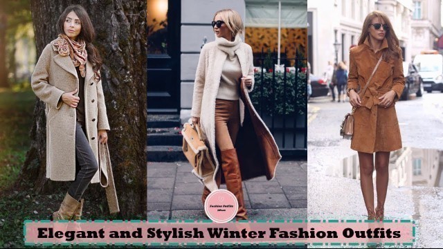 'WOMEN winter Outfits Wear Ideas 2023 | Coat Wear Fashion | Winter Outfits'