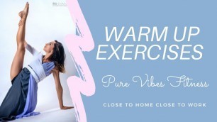 'Workout #WithMe|Warm Up Exercises Before Workout|How to warm up |Warmup |Viktoria Galankova|'