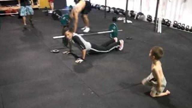 'Young Scout Killing Burpees'