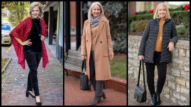 'Stylish Casual Winter Outfits For Aged Women | Winter Fashion Inspiration | Winter Outfit Ideas 2023'