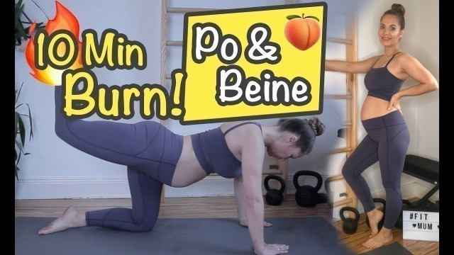 'WORKOUT zum Mitmachen |  Po, Beine & Rücken | Schwangerschaft'