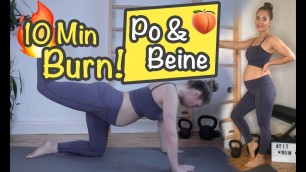 'WORKOUT zum Mitmachen |  Po, Beine & Rücken | Schwangerschaft'