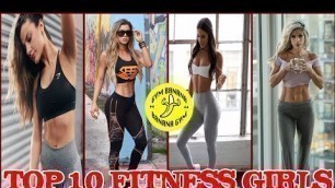 'Who Are The Top 10 Fitness Girls + Ladies In 2020 ? [GYM BANANA]'