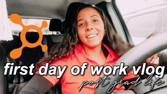 'first day of work at orangetheory fitness vlog + at-home vanilla sweet cream cold brew'