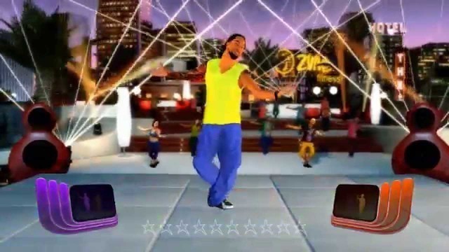 'Zumba Fitness Rush - Mi Vecina - medium intensity Bachata + multiplayer gameplay'