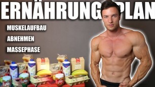 'ERNÄHRUNG - So erreichst du deinen Traumkörper | + Ernährungsplan und Supplements'