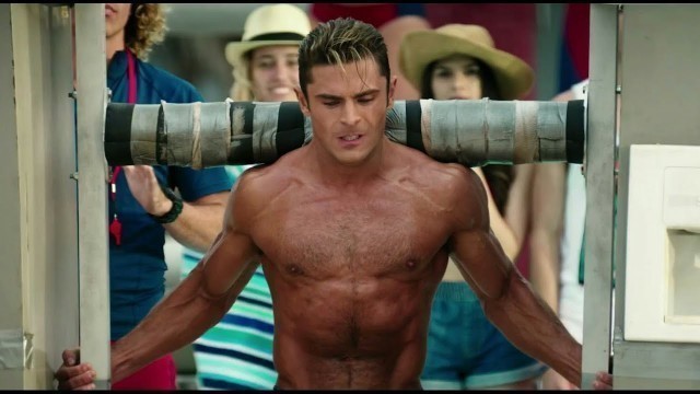 'Gym Motivation | Zac efron and Dwayne johnson,Rock body traning | Baywatch movie clip'