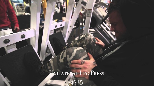 'Chris Webb & Zac Perna\'s leg workout'