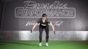 'Paradise Fitness - Fitness Tips - Maria San Nicolas - Bent Over Reverse Fly'