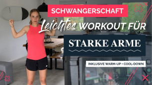 'Leichtes Oberkörper-Workout für Schwangere (inklusive Warm-Up + Cool-Down) | Ohne Equipment'