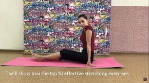 'Top 10 stretching exercises|workout #WithMe|10 minutes stretching after workout|'