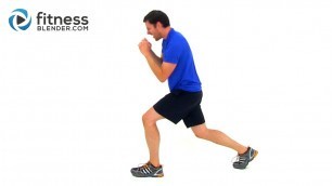 'Lower Body HIIT for Strong Legs - Fitness Blender HIIT Man Workout'