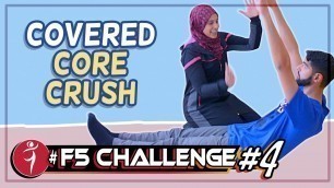 'Covered-Up Core Crush // Workout #4 // 5-min Fitness Challenge'