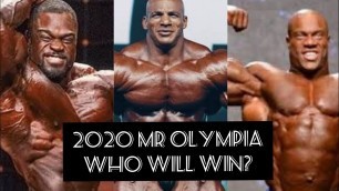 '# 2020  MR OLYMPIA|WHO WILL WIN? BEAST MODE| Fitness vibes'